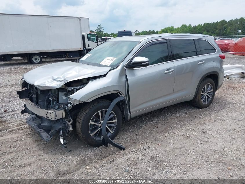 2017 Toyota Highlander Xle VIN: 5TDKZRFH7HS523394 Lot: 39506597