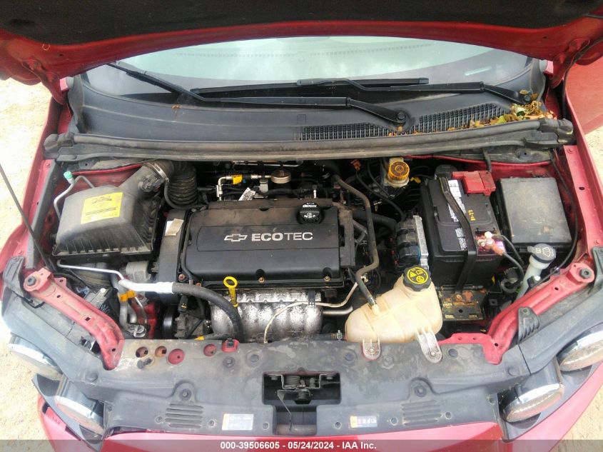 2015 Chevrolet Sonic Lt Auto VIN: 1G1JC5SH5F4113996 Lot: 39506605