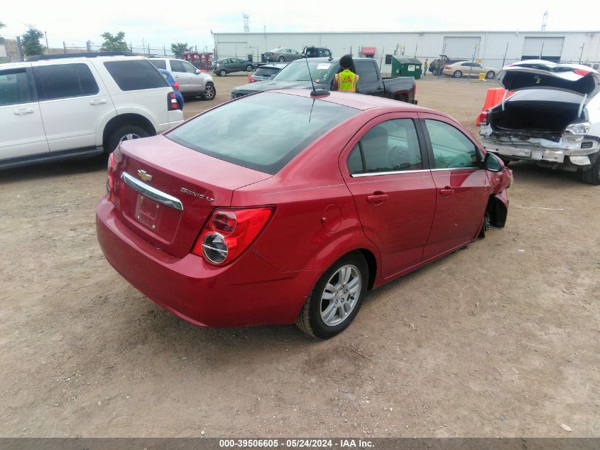 2015 Chevrolet Sonic Lt Auto VIN: 1G1JC5SH5F4113996 Lot: 39506605