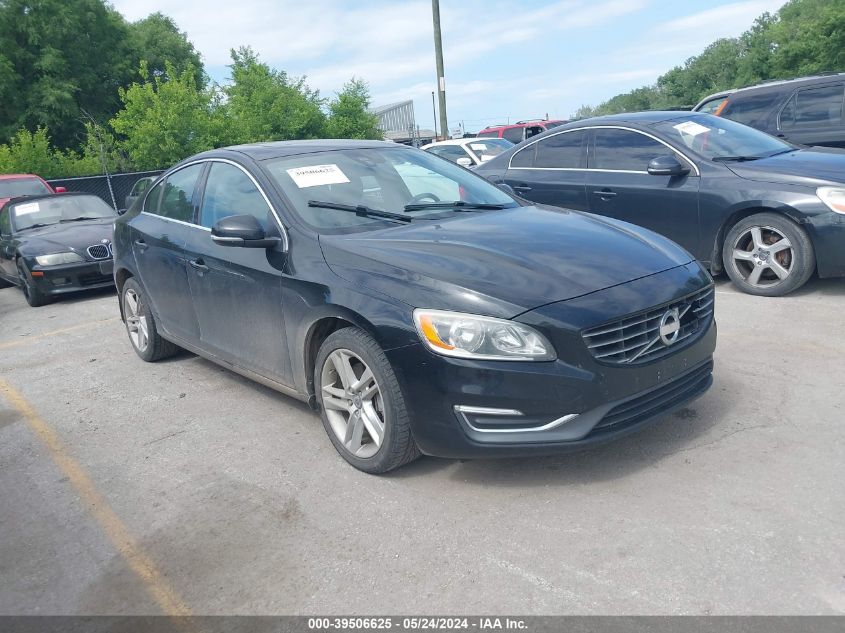 2014 Volvo S60 T5/T5 Platinum/T5 Premier/T5 Premier Plus VIN: YV1612FH3E2276677 Lot: 39506625