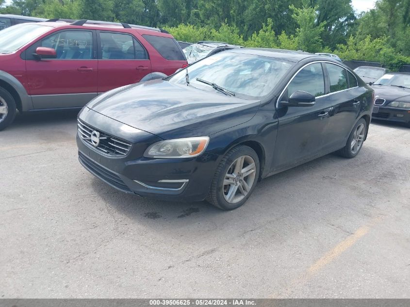 2014 Volvo S60 T5/T5 Platinum/T5 Premier/T5 Premier Plus VIN: YV1612FH3E2276677 Lot: 39506625