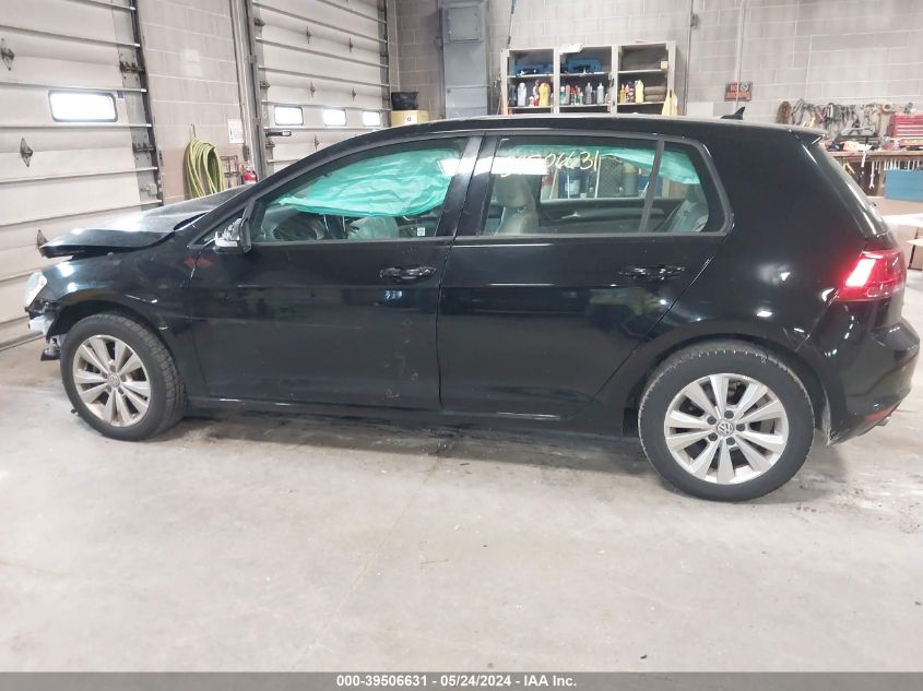 2015 Volkswagen Golf Tdi S 4-Door VIN: 3VW2A7AUXFM098540 Lot: 39506631