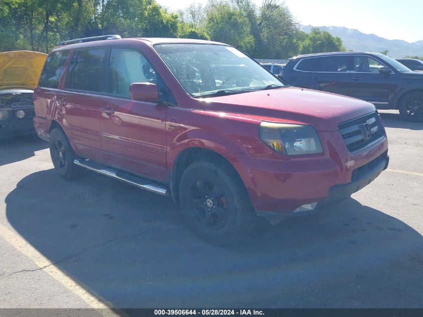 2006 Honda Pilot Ex-L VIN: 5FNYF18576B023910 Lot: 39506644