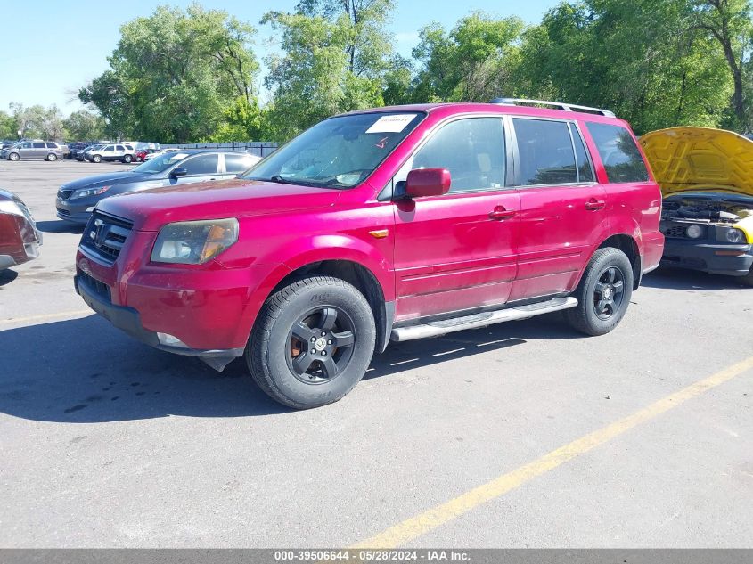 2006 Honda Pilot Ex-L VIN: 5FNYF18576B023910 Lot: 39506644