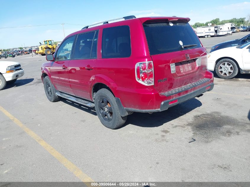 2006 Honda Pilot Ex-L VIN: 5FNYF18576B023910 Lot: 39506644