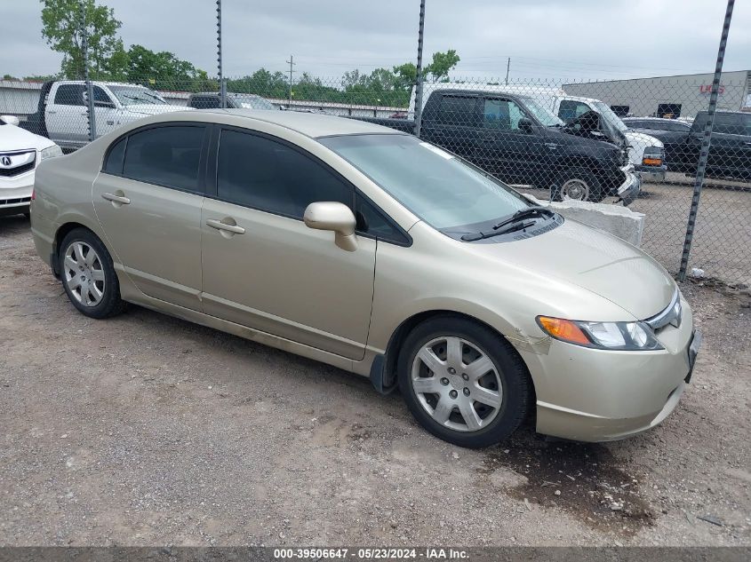 2007 Honda Civic Lx VIN: JHMFA16577S005886 Lot: 39506647