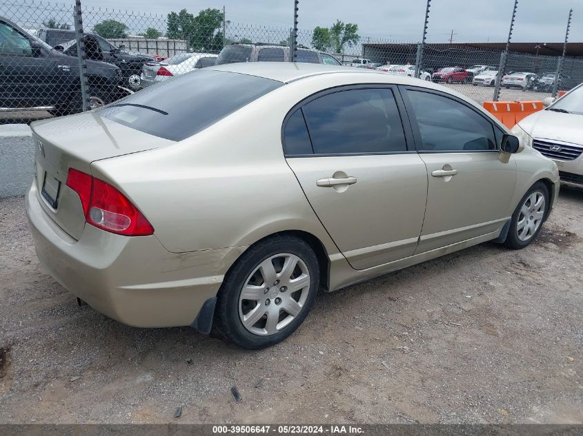 2007 Honda Civic Lx VIN: JHMFA16577S005886 Lot: 39506647