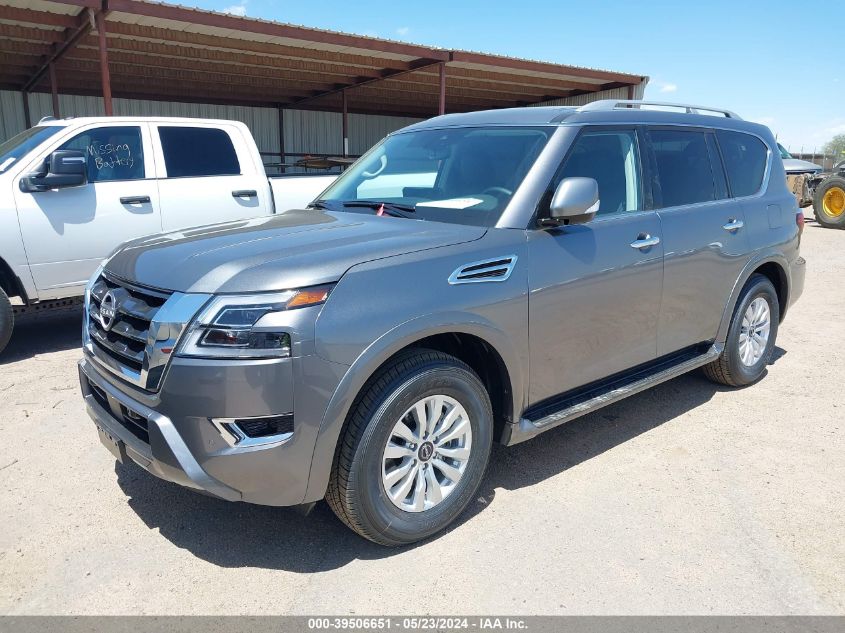 2024 Nissan Armada Sv 4Wd VIN: JN8AY2AD8R9709119 Lot: 39506651