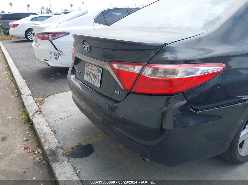 2015 Toyota Camry Se VIN: 4T1BF1FK6FU018845 Lot: 39506660