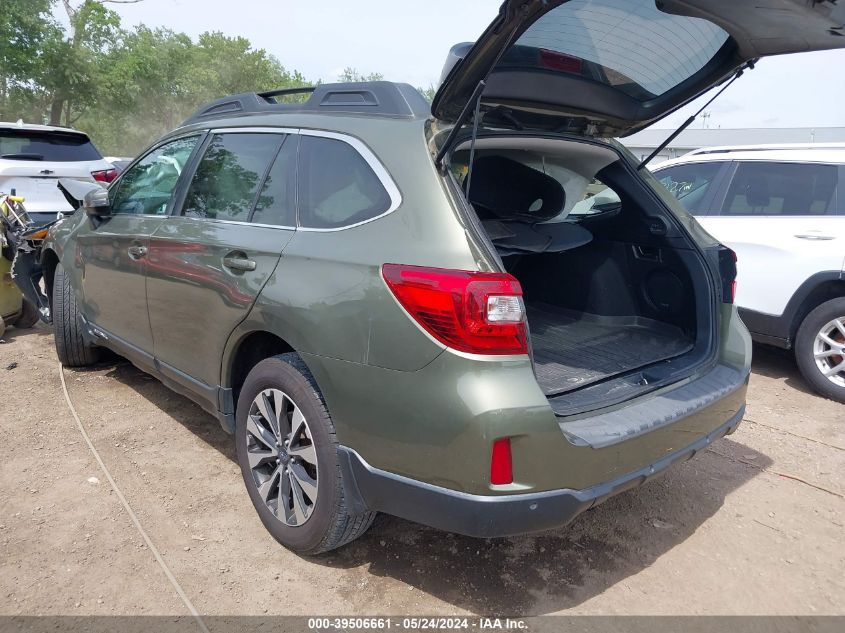 2017 Subaru Outback 2.5I Limited VIN: 4S4BSANCXH3292242 Lot: 39506661