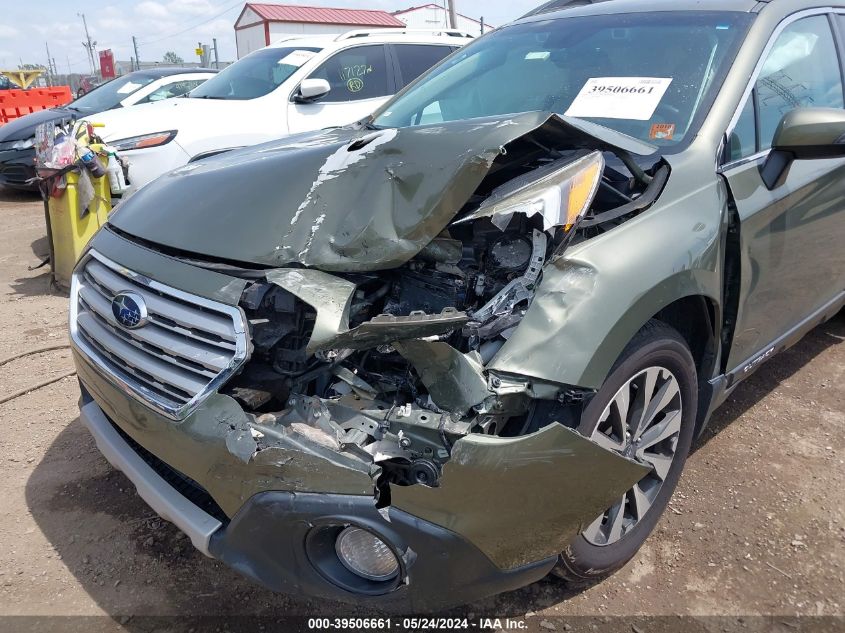 2017 Subaru Outback 2.5I Limited VIN: 4S4BSANCXH3292242 Lot: 39506661