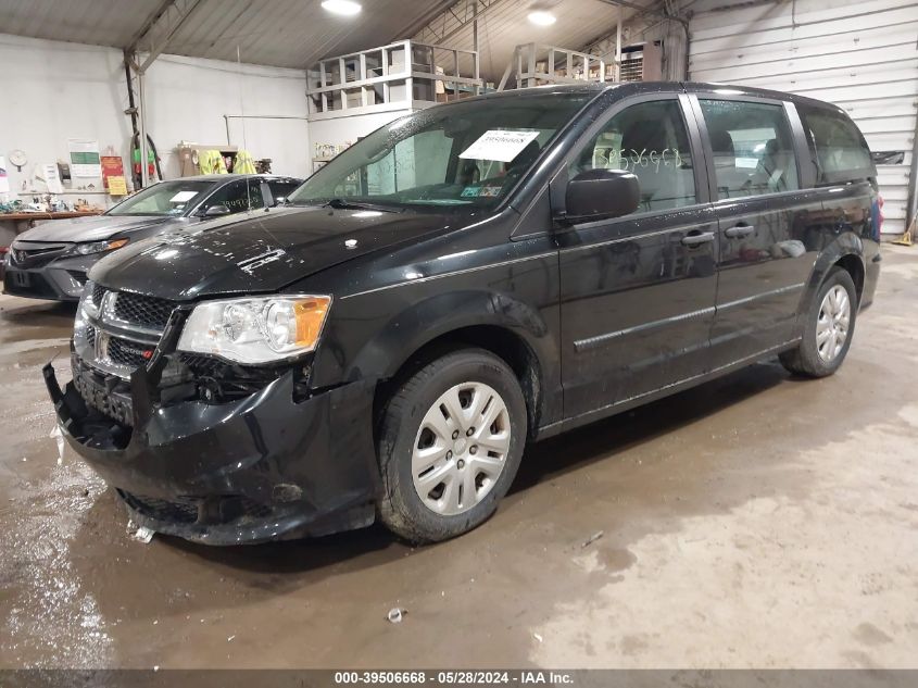 2016 Dodge Grand Caravan American Value Pkg VIN: 2C4RDGBGXGR237321 Lot: 39506668