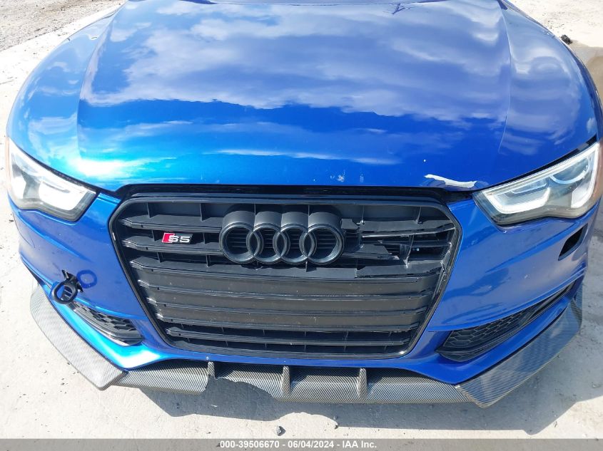 2016 Audi S5 3.0T Premium Plus VIN: WAUC4AFR4GA037955 Lot: 39506670