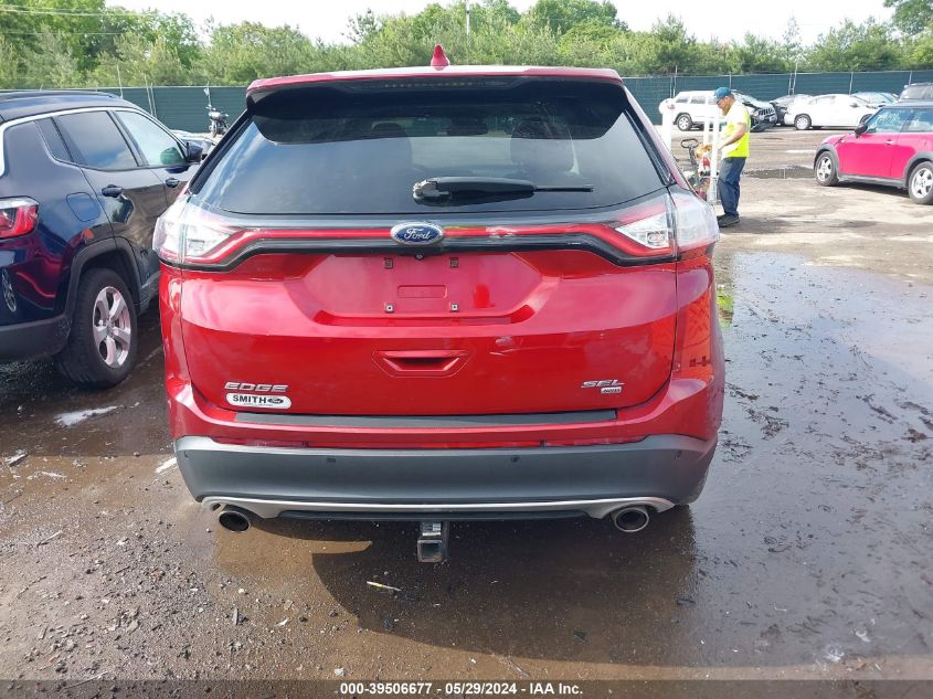 2017 Ford Edge Sel VIN: 2FMPK4J87HBB18802 Lot: 39506677