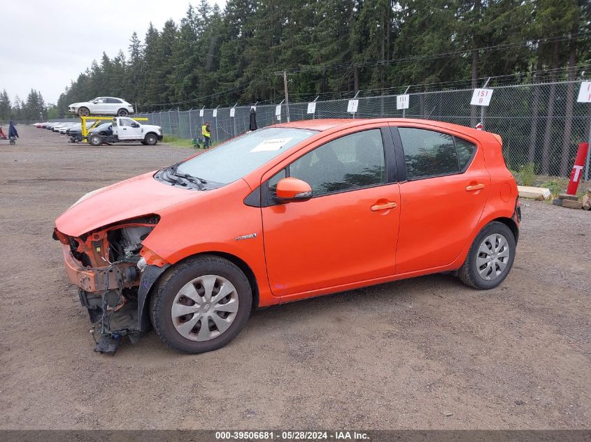 2013 Toyota Prius C Two VIN: JTDKDTB32D1047617 Lot: 39506681