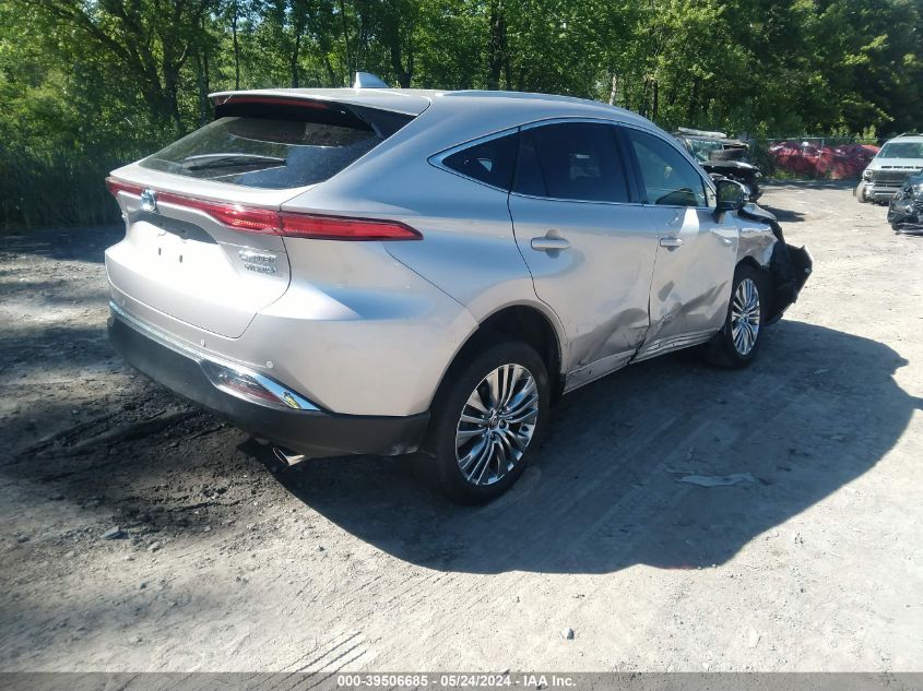 2021 Toyota Venza Limited VIN: JTEAAAAH4MJ018864 Lot: 39506685