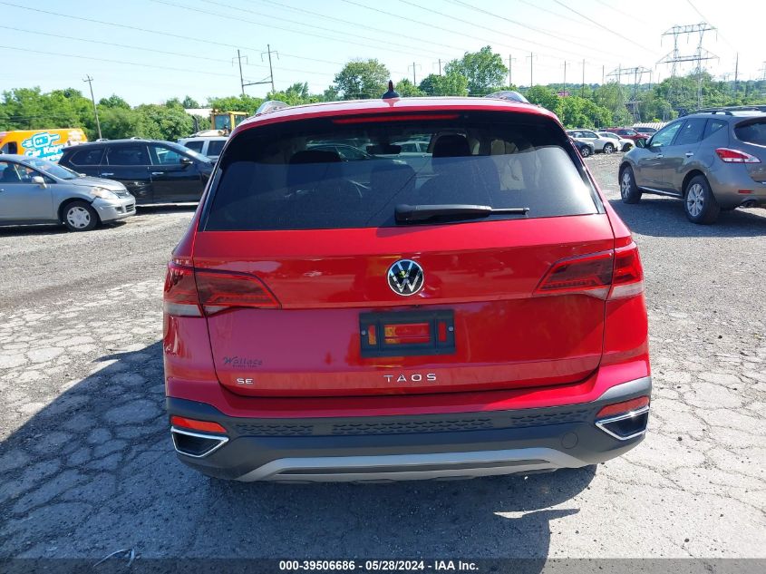 2023 Volkswagen Taos 1.5T Se VIN: 3VVEX7B22PM371551 Lot: 39506686