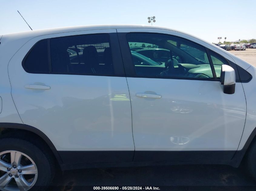 2020 Chevrolet Trax Awd Ls VIN: KL7CJNSB1LB035870 Lot: 39506690