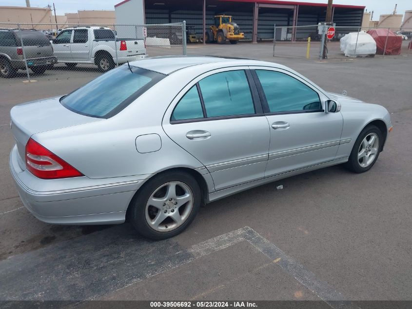 2001 Mercedes-Benz C 240 VIN: WDBRF61J61F042508 Lot: 39506692