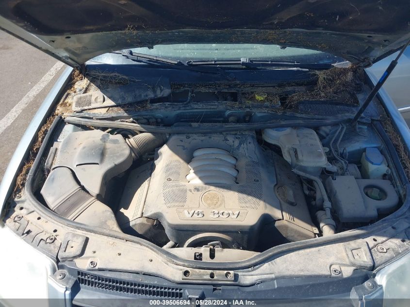 2005 Volkswagen Passat Glx VIN: WVWWU63B35E006254 Lot: 39506694