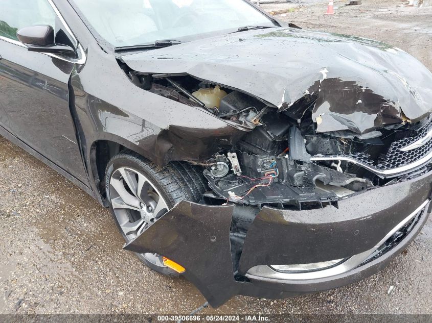 2015 Chrysler 200 C VIN: 1C3CCCEG4FN553696 Lot: 39506696