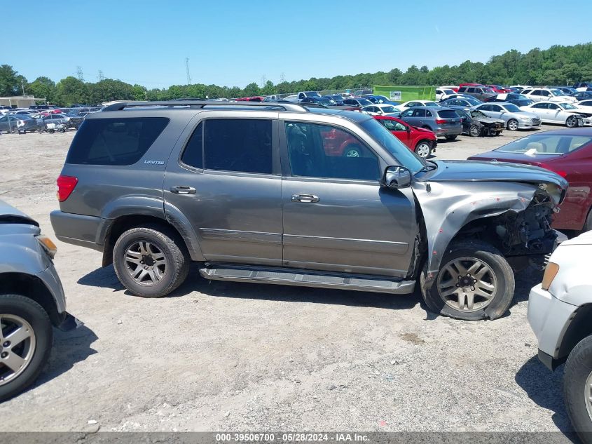 2003 Toyota Sequoia Limited V8 VIN: 5TDZT38A43S147467 Lot: 39506700