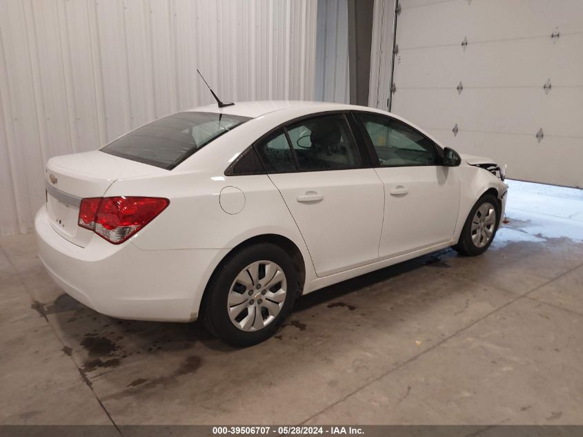 2013 Chevrolet Cruze Ls VIN: 1G1PA5SH7D7320370 Lot: 39506707