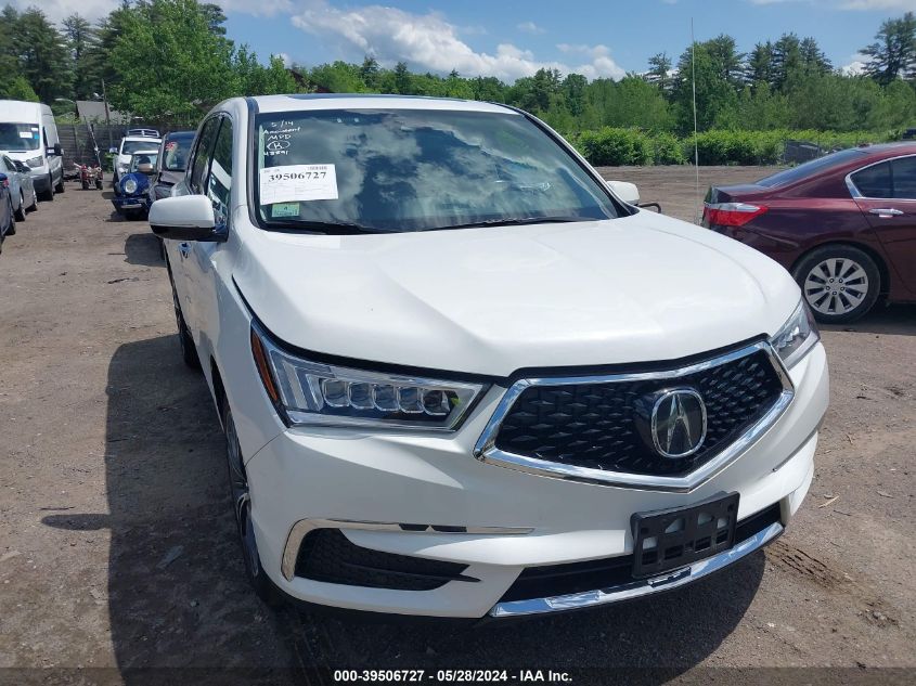 2020 Acura Mdx Technology Package VIN: 5J8YD4H50LL051016 Lot: 39506727