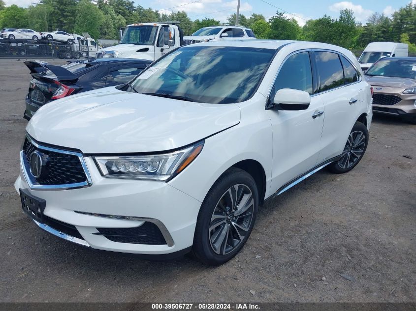 2020 Acura Mdx Technology Package VIN: 5J8YD4H50LL051016 Lot: 39506727