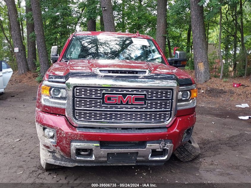 2018 GMC Sierra 2500Hd Denali VIN: 1GT12UEY3JF184689 Lot: 39506735