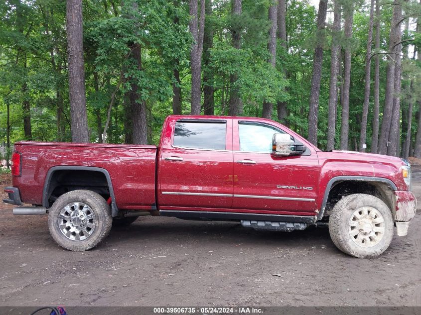 2018 GMC Sierra 2500Hd Denali VIN: 1GT12UEY3JF184689 Lot: 39506735