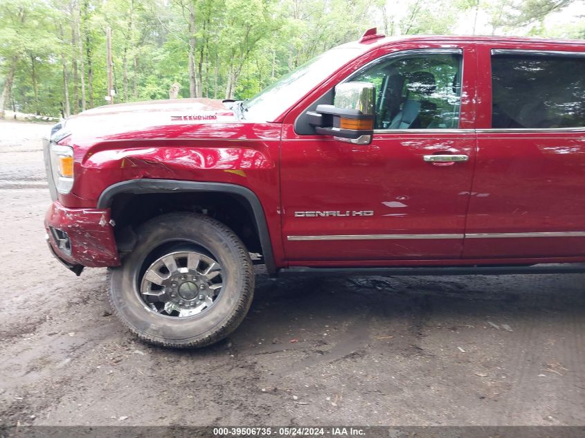 2018 GMC Sierra 2500Hd Denali VIN: 1GT12UEY3JF184689 Lot: 39506735