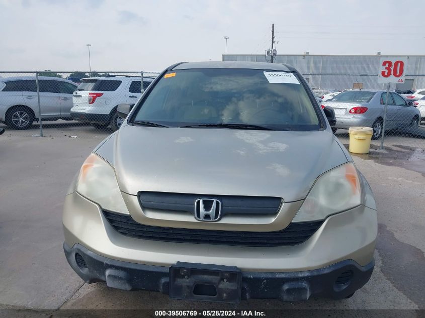 2007 Honda Cr-V Lx VIN: JHLRE38387C059012 Lot: 39506769