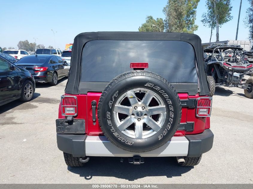 2013 Jeep Wrangler Sahara VIN: 1C4AJWBG9DL504503 Lot: 39506770