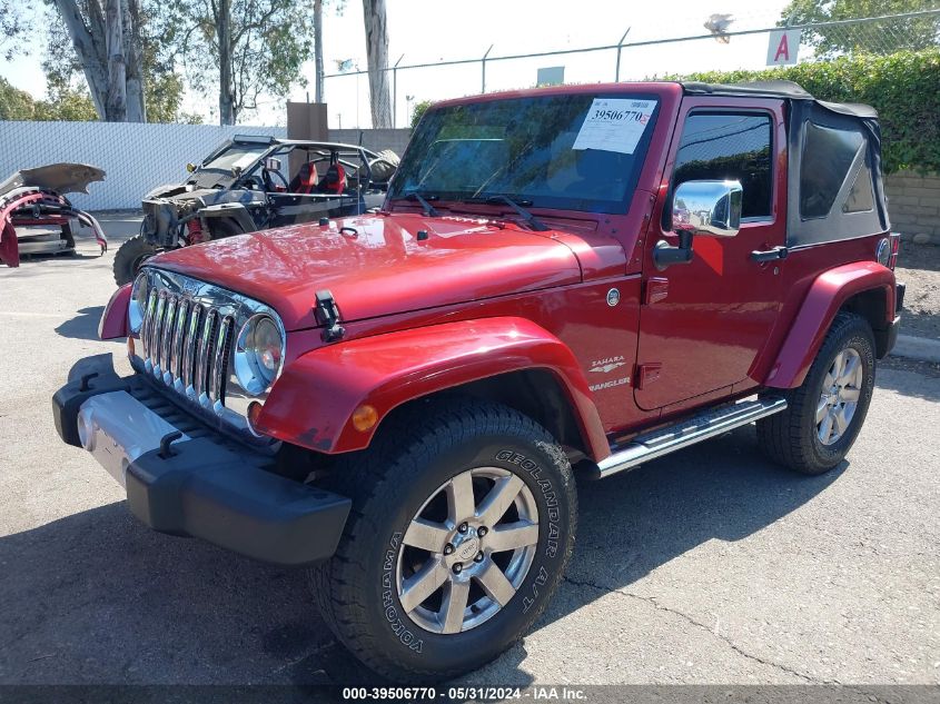 2013 Jeep Wrangler Sahara VIN: 1C4AJWBG9DL504503 Lot: 39506770