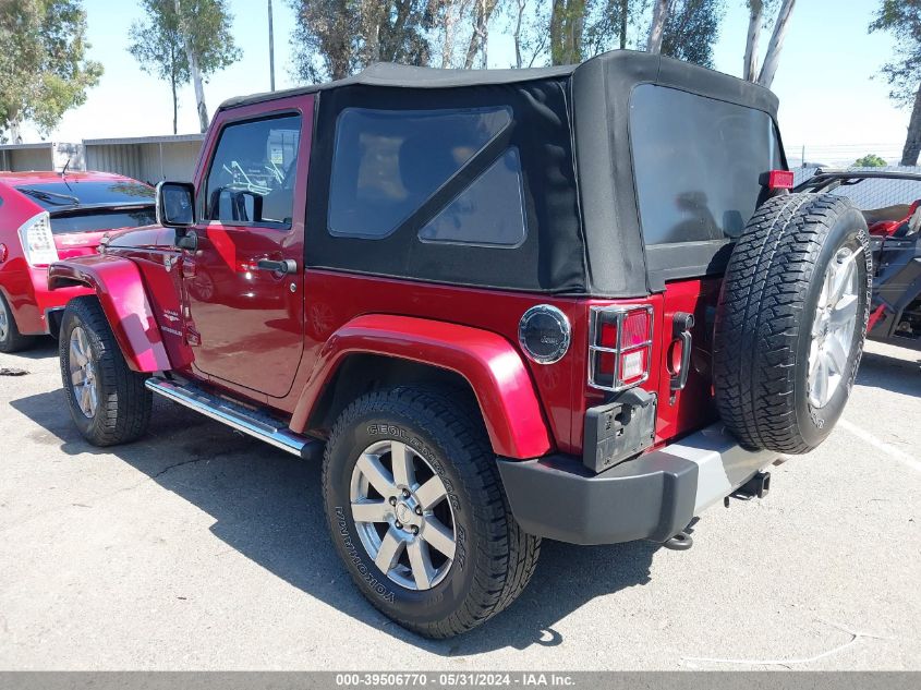 2013 Jeep Wrangler Sahara VIN: 1C4AJWBG9DL504503 Lot: 39506770