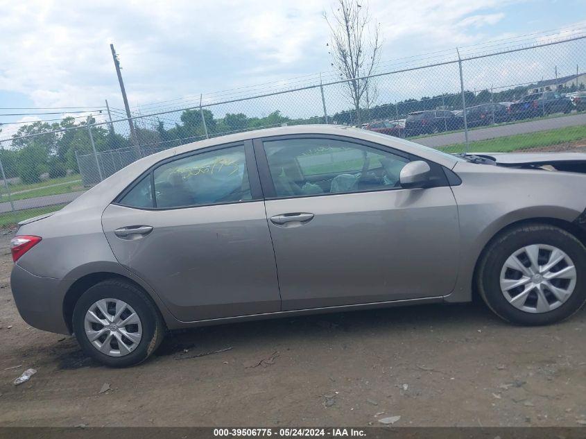 2016 Toyota Corolla Le Eco VIN: 2T1BPRHE6GC483356 Lot: 39506775