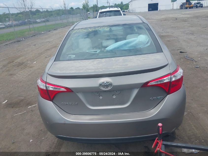 2016 Toyota Corolla Le Eco VIN: 2T1BPRHE6GC483356 Lot: 39506775