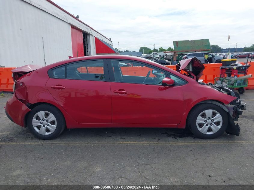 2016 Kia Forte Lx VIN: KNAFK4A66G5449627 Lot: 39506780