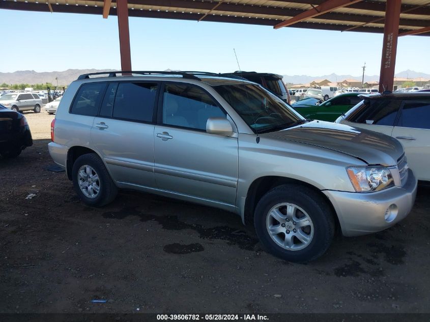 2003 Toyota Highlander Limited VIN: JTEHF21A230117549 Lot: 39506782