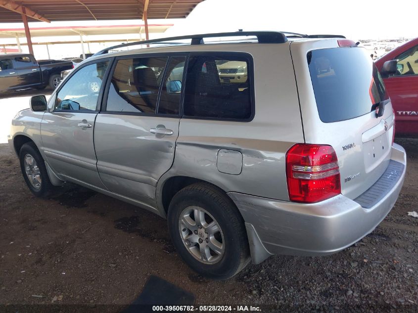 2003 Toyota Highlander Limited VIN: JTEHF21A230117549 Lot: 39506782