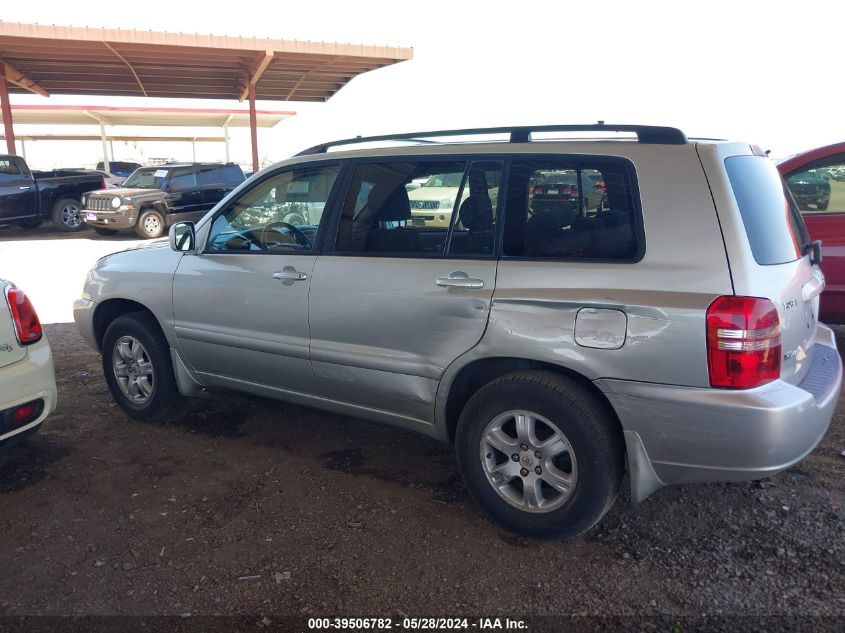 2003 Toyota Highlander Limited VIN: JTEHF21A230117549 Lot: 39506782