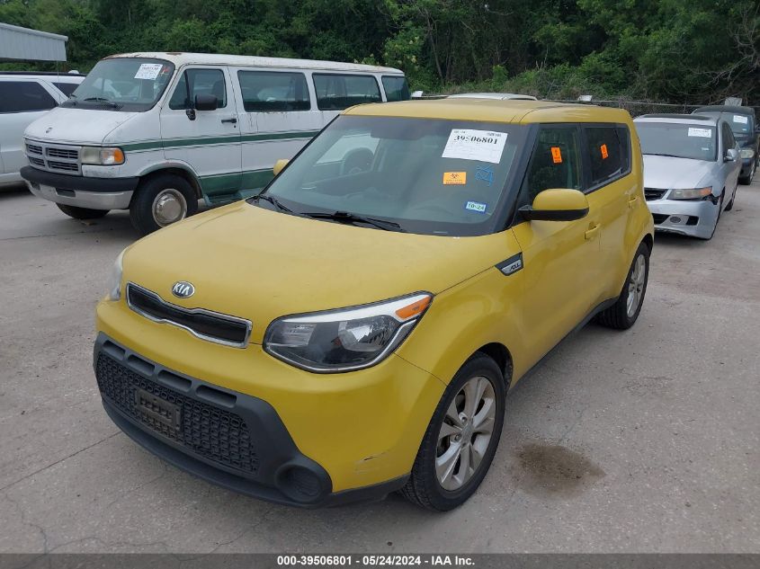 2015 Kia Soul + VIN: KNDJP3A55F7183228 Lot: 39506801