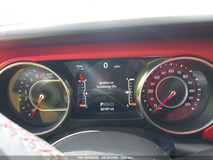 2019 Jeep Wrangler Unlimited Rubicon 4X4 VIN: 1C4HJXFG5KW575269 Lot: 39506820