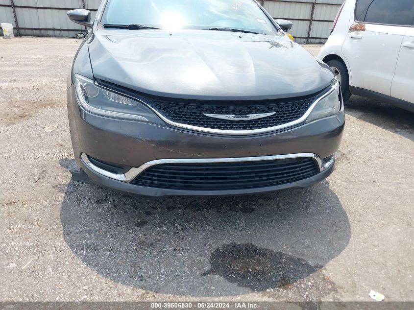 2015 Chrysler 200 Limited VIN: 1C3CCCAB0FN504280 Lot: 39506830