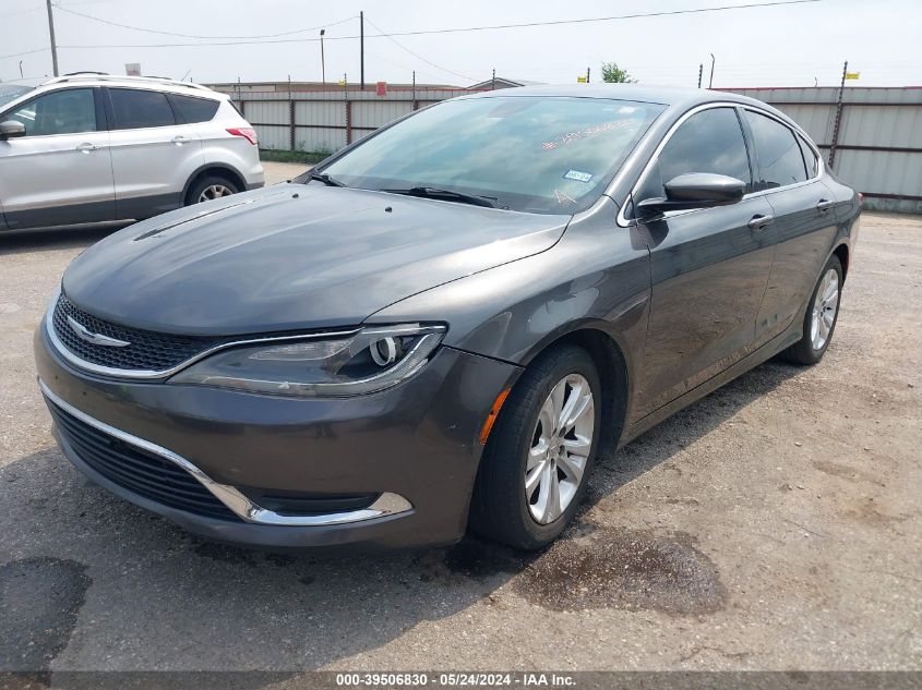 2015 Chrysler 200 Limited VIN: 1C3CCCAB0FN504280 Lot: 39506830