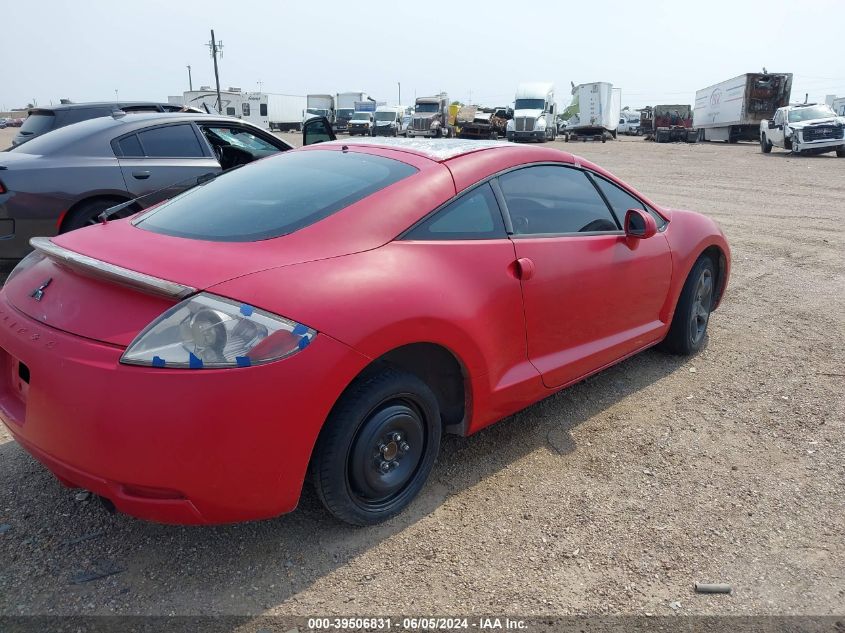 2006 Mitsubishi Eclipse Gs VIN: 4A3AK24F26E059973 Lot: 39506831