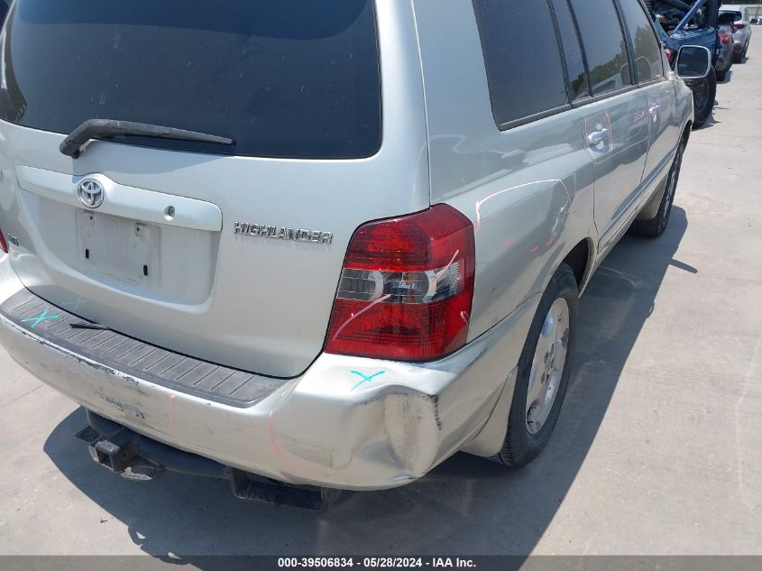 2004 Toyota Highlander Limited V6 VIN: JTEDP21A840003410 Lot: 39506834