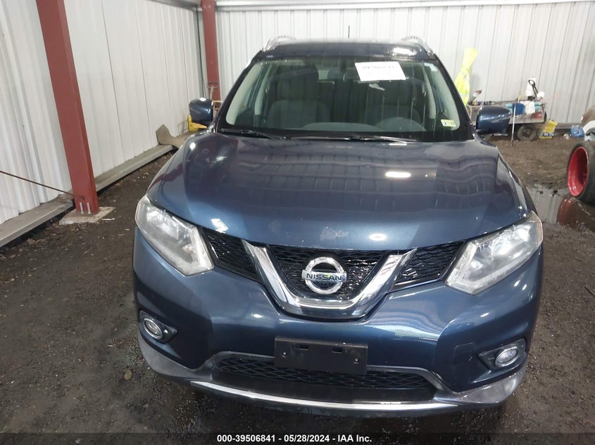 2016 Nissan Rogue Sv VIN: KNMAT2MT4GP620198 Lot: 39506841