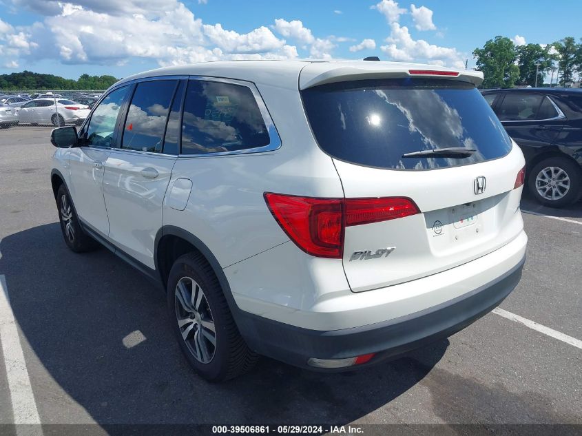 2018 Honda Pilot Ex-L VIN: 5FNYF6H60JB016408 Lot: 39506861